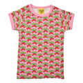 Organic Cotton Short Sleeve Tee - Radish Pink