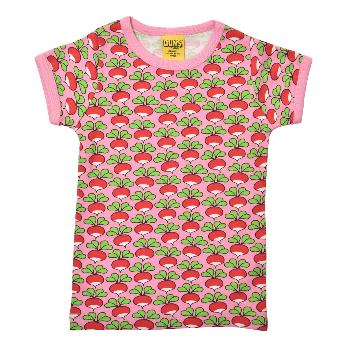 Organic Cotton Short Sleeve Tee - Radish Pink