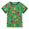 Organic Cotton Short Sleeve T-Shirt - Fruit Print Green