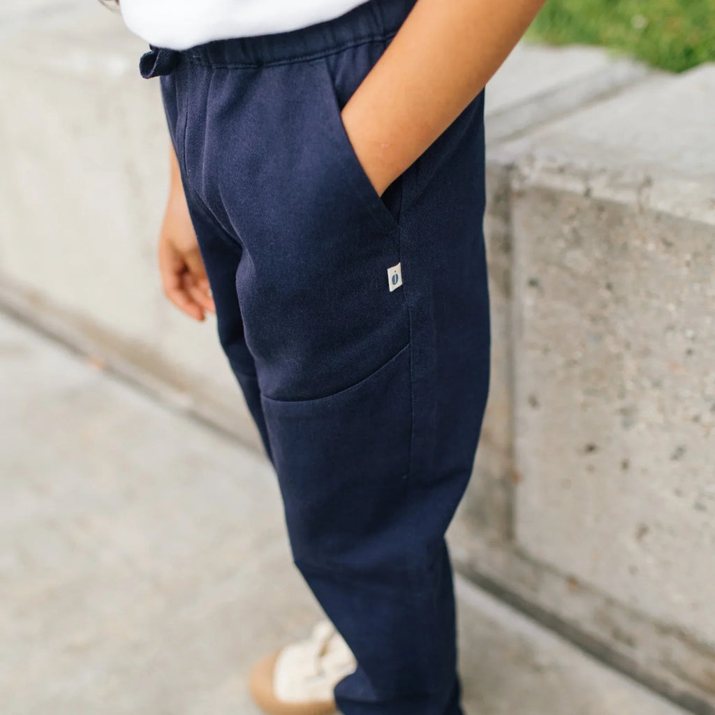 Organic Cotton Sweatpants - Navy or Gray