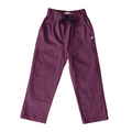 Organic Cotton Twill Pants - Plum