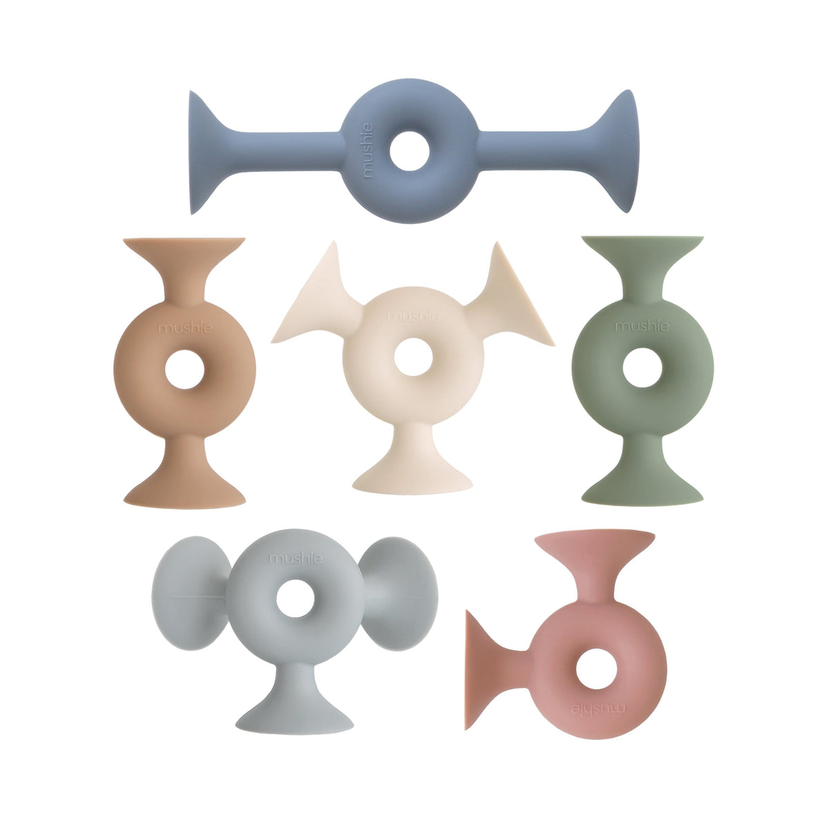 Silicone Suction Builder Toy Set - Various Shapes