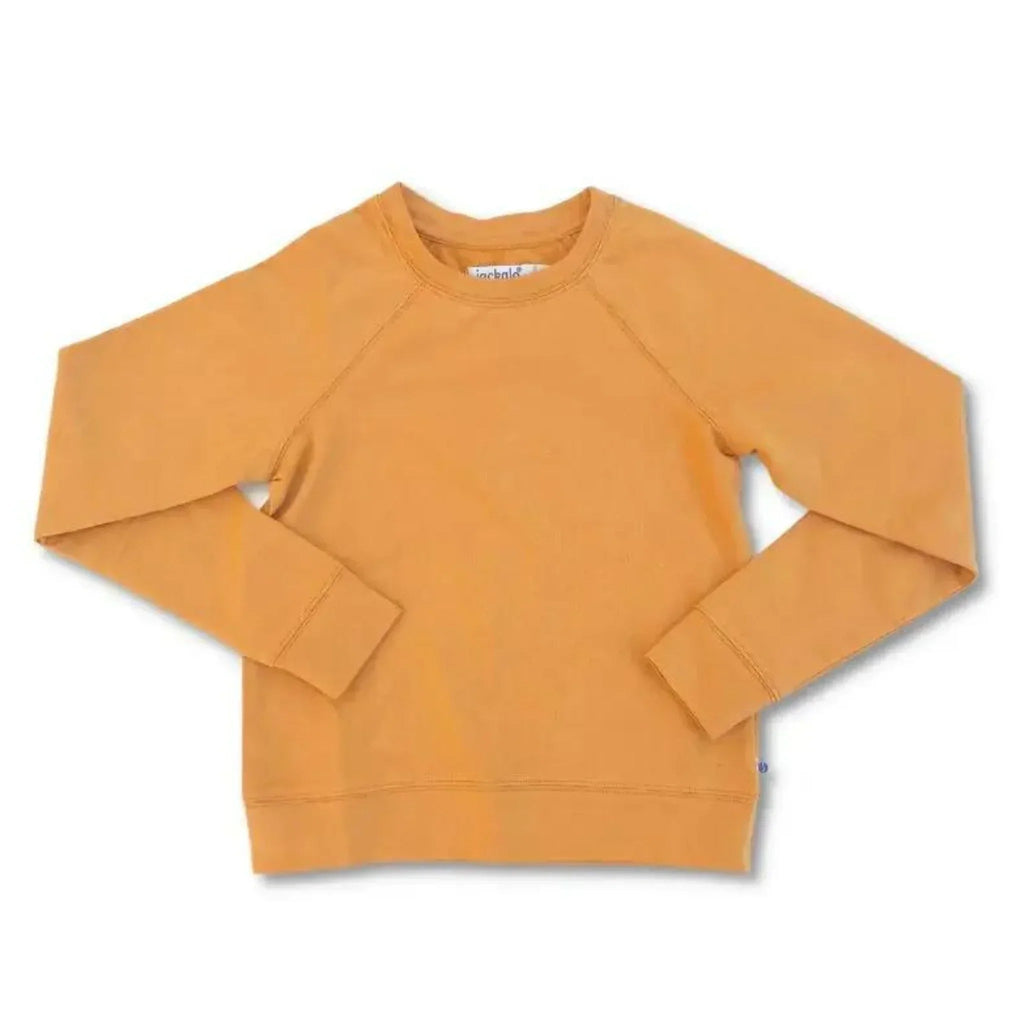 Organic Cotton Raglan Sweatshirt - Butterscotch or Peacock