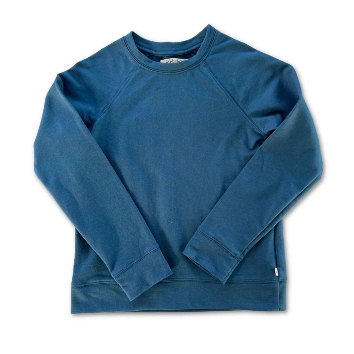 Organic Cotton Raglan Sweatshirt - Butterscotch or Peacock