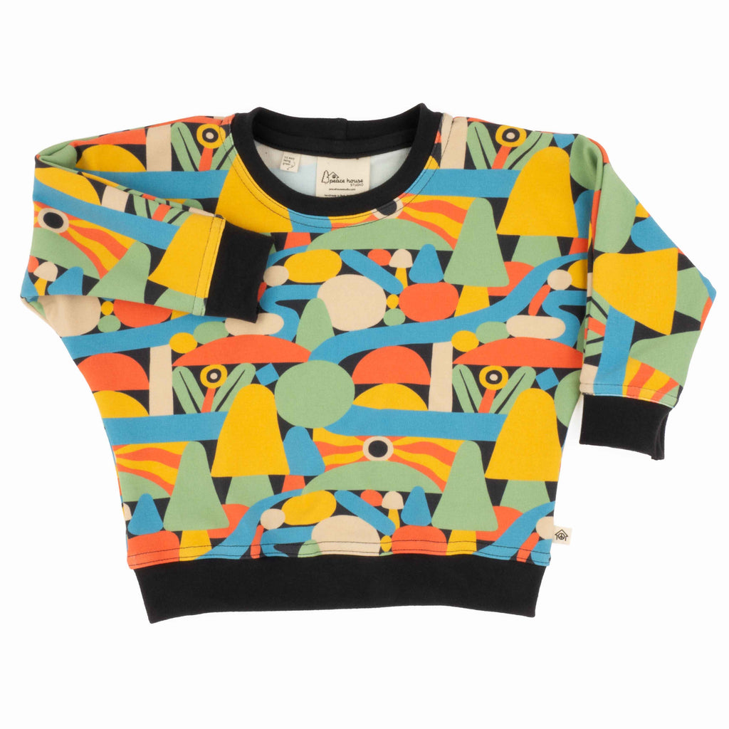 Sweatshirt- baby, prints by Wyatt Hersey*