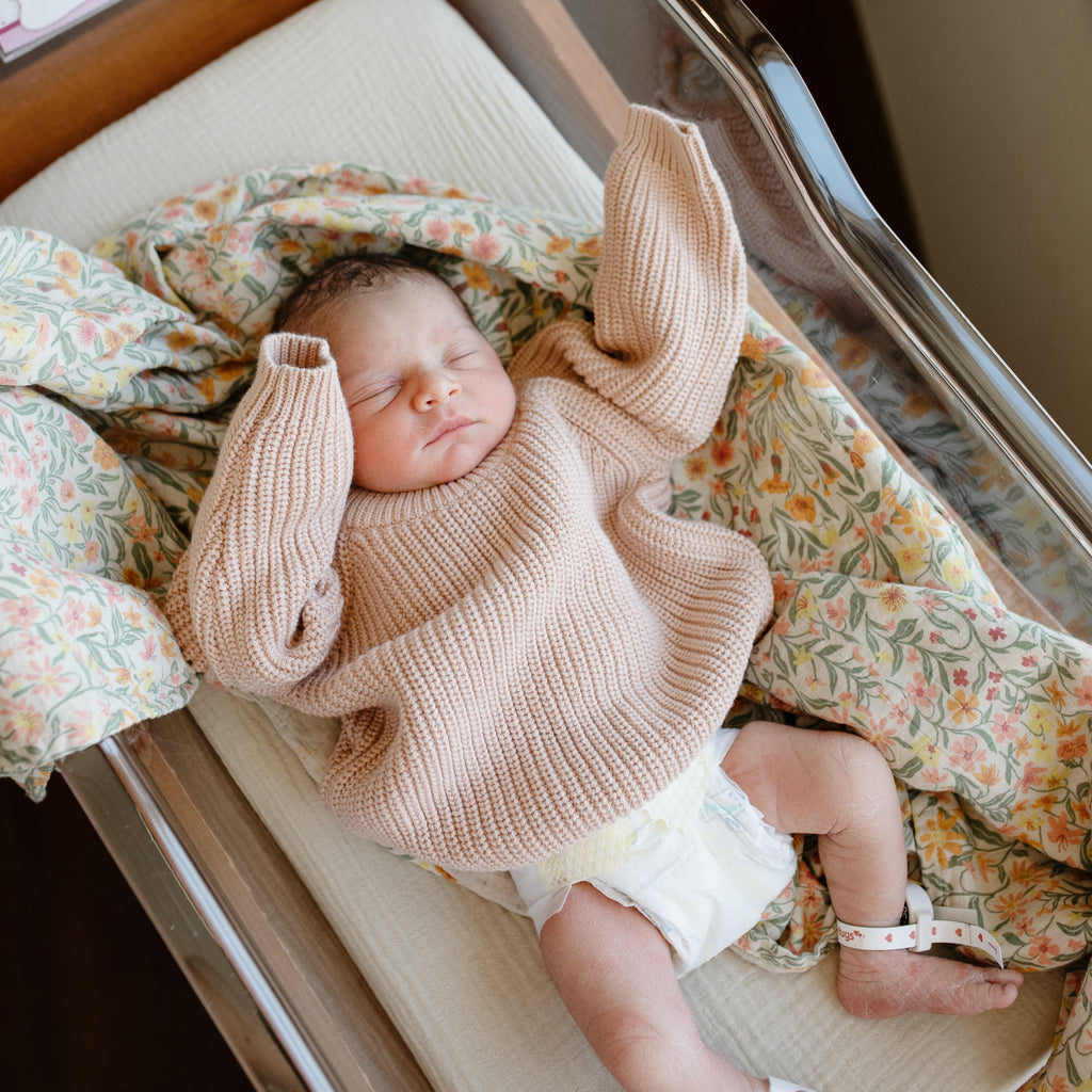 Organic Cotton Chunky Knit Sweater - Various Colors