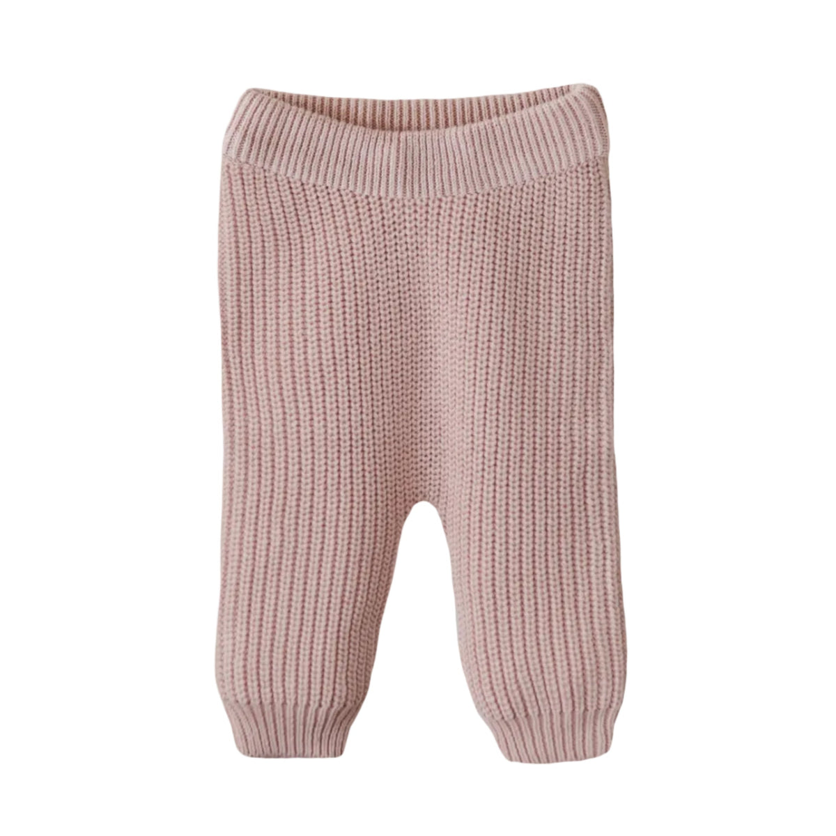 Organic Cotton Chunky Knit Pants - Various Colors