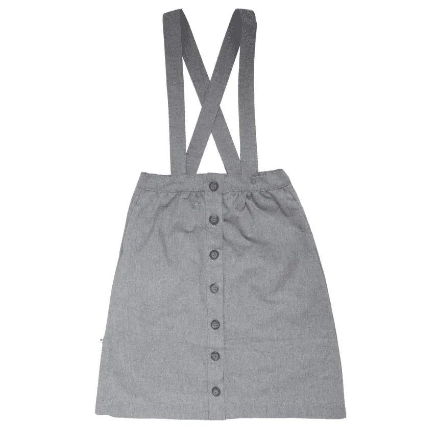 Organic Cotton 2-in-1 Pinafore Skirt