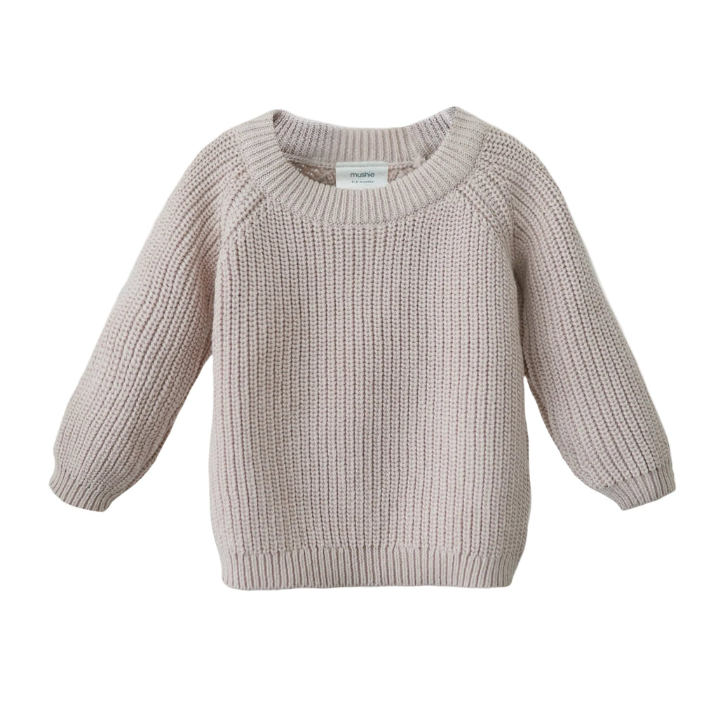 Organic Cotton Chunky Knit Sweater - Various Colors